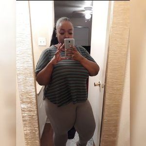 Plus Size Crop Top Size 1xl